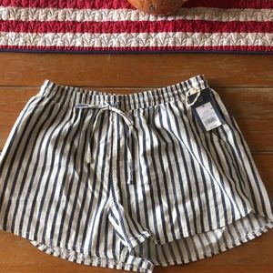 Blue Stripe Shorts